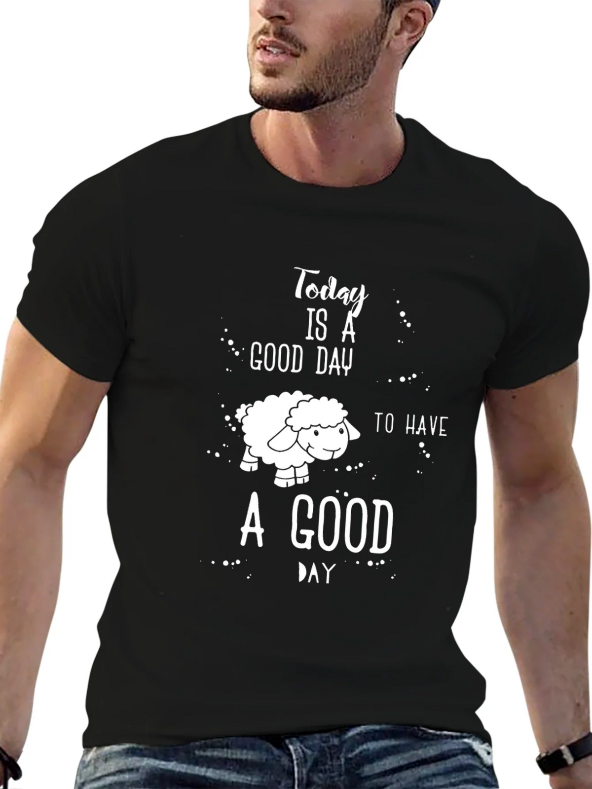 Today is a Good Day Sheep Graphic Tee product image 5