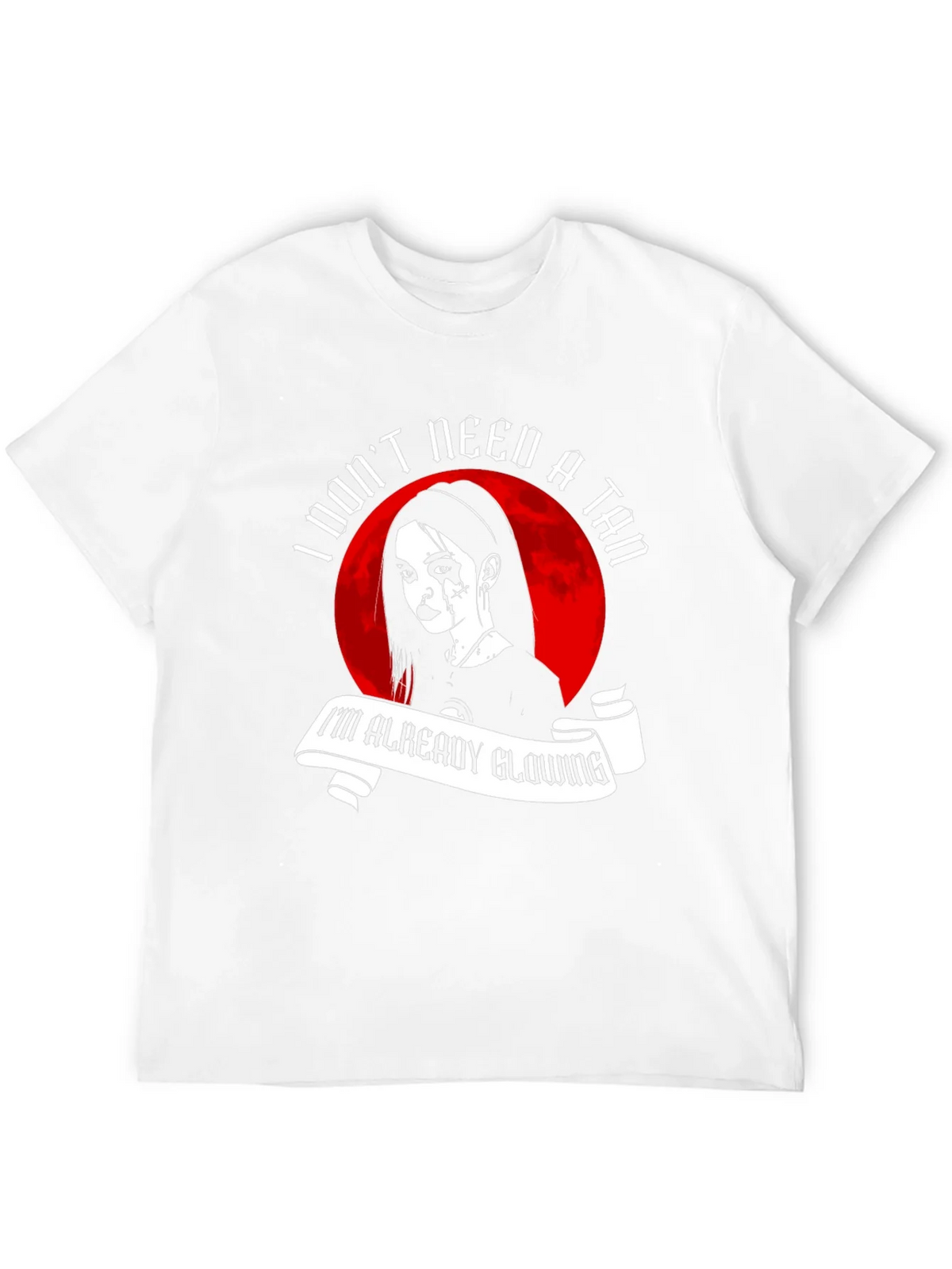 Gothic Glow T-Shirt - I Dont Need a Tan Shirt product image 11
