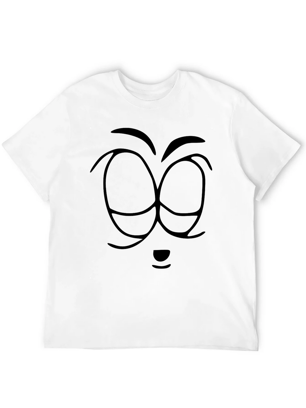 Black Cartoon Face Graphic T-Shirt product image 11