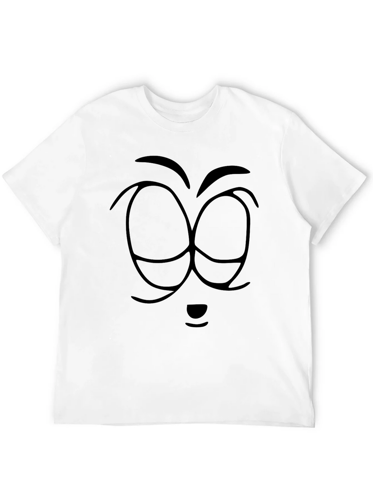 Black Cartoon Face Graphic T-Shirt product image 11