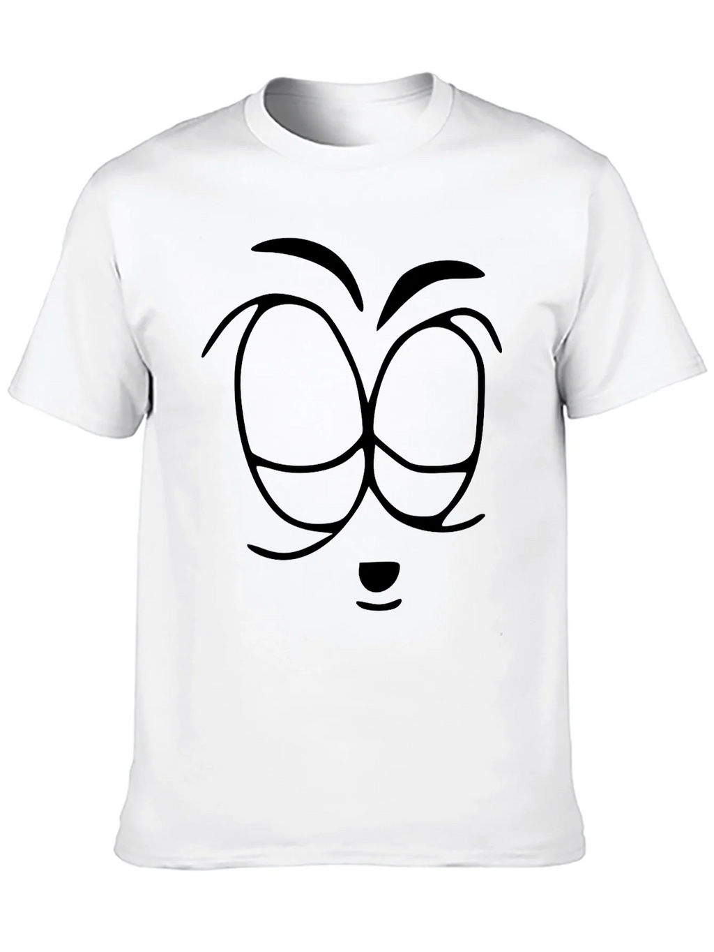 Black Cartoon Face Graphic T-Shirt product image 9