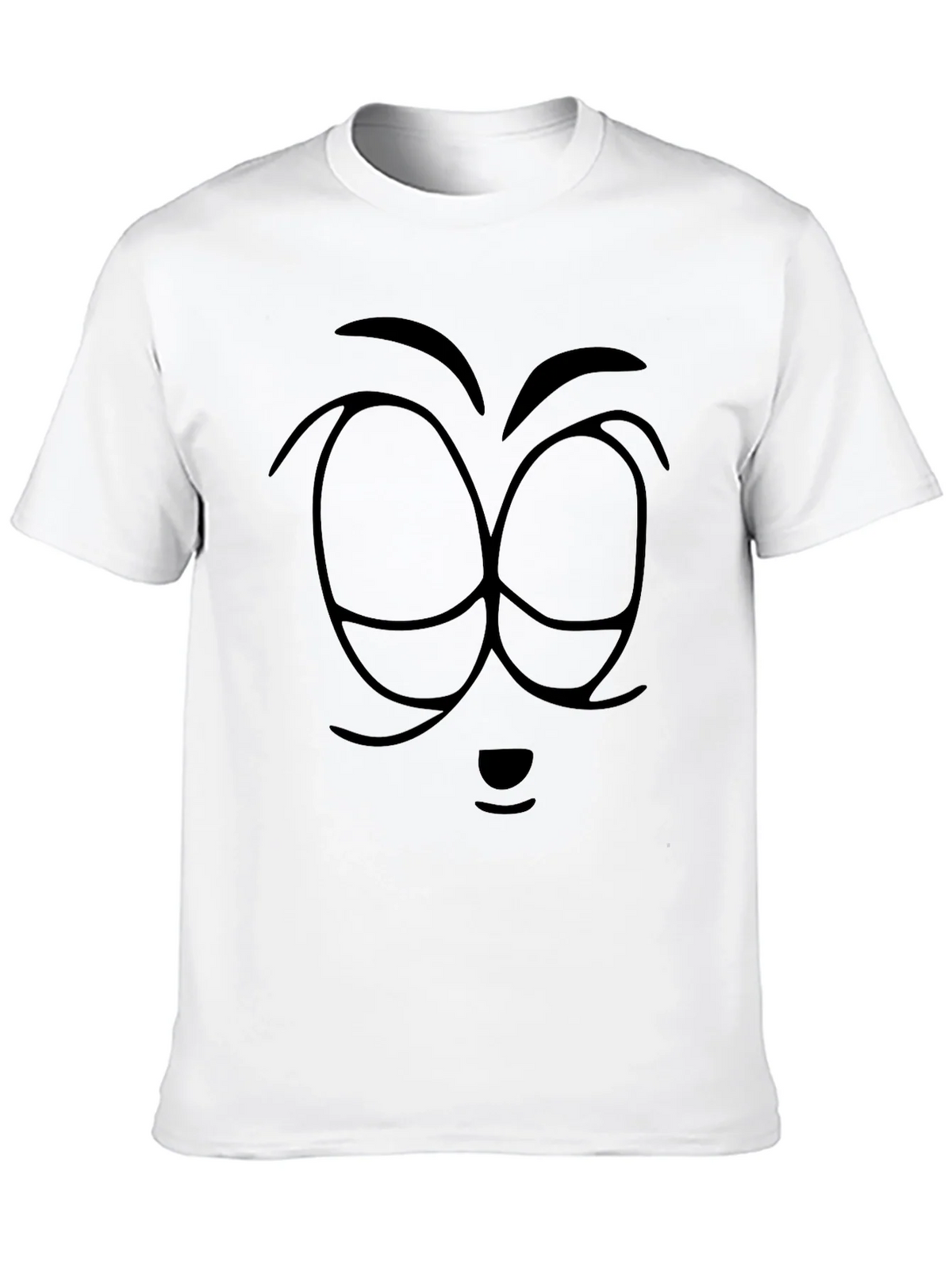 Black Cartoon Face Graphic T-Shirt product image 9