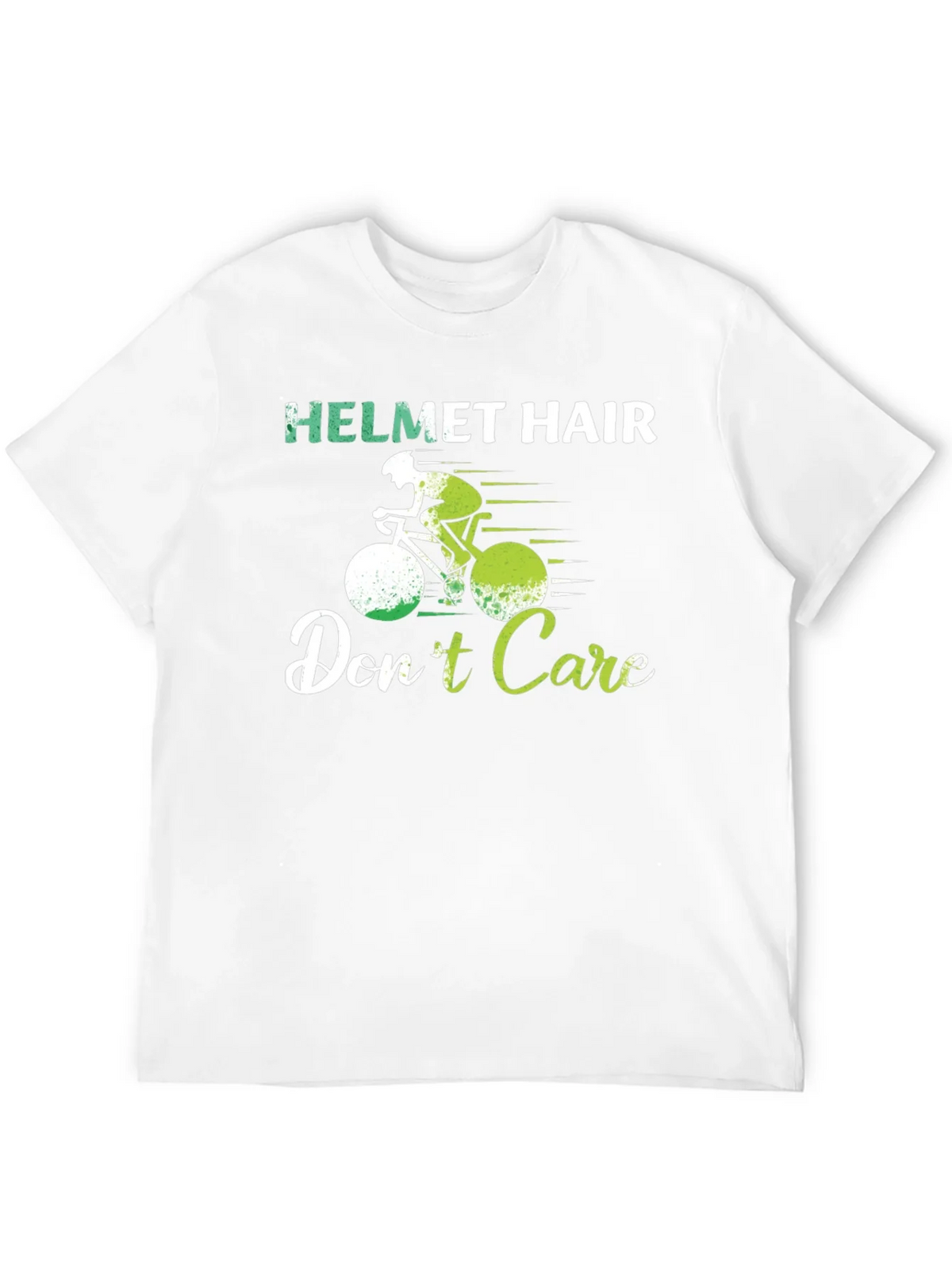 Helmet Hair Dont Care T-Shirt Cycling Biking Tee product image 11