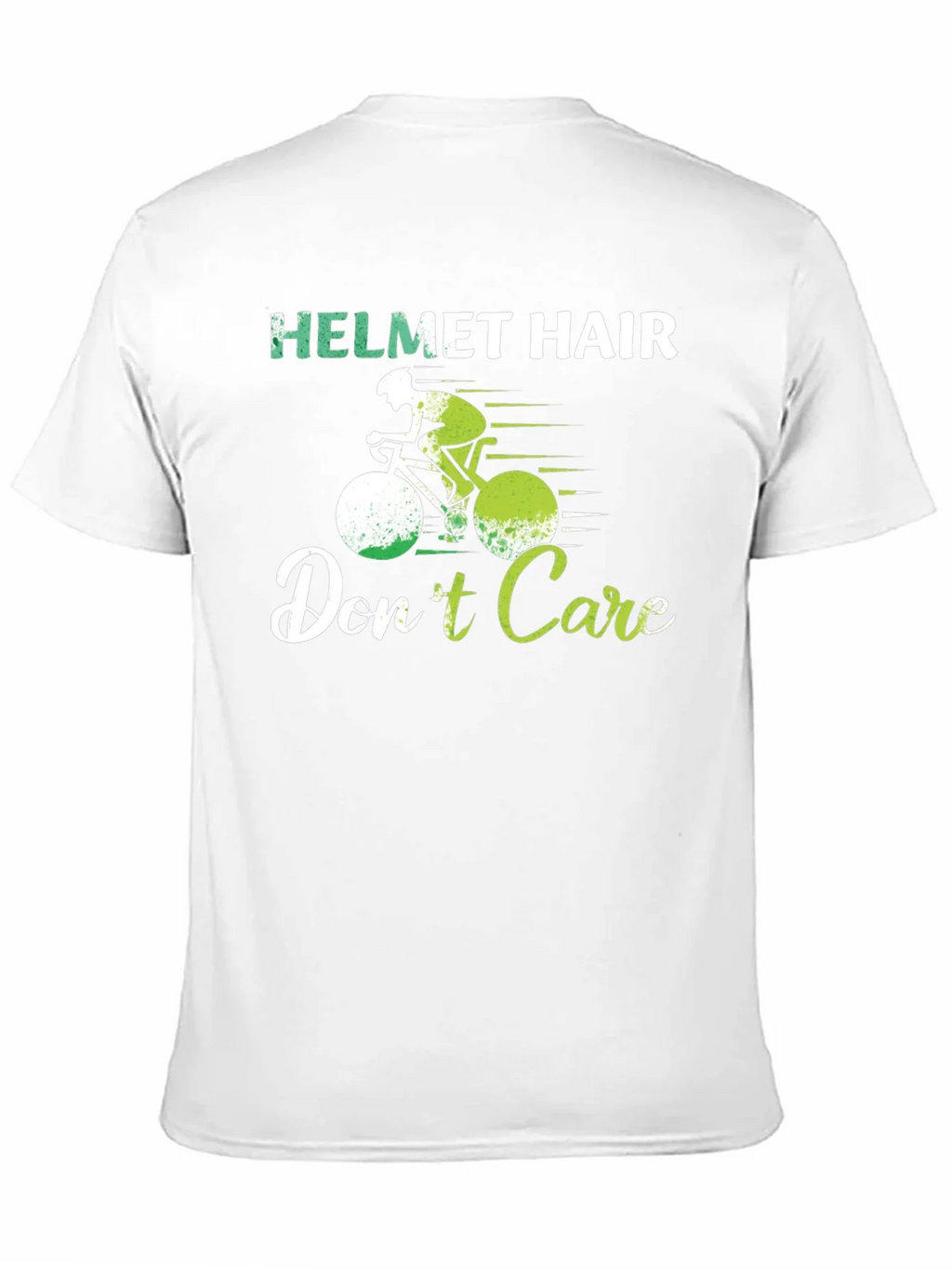Helmet Hair Dont Care T-Shirt Cycling Biking Tee product image 10