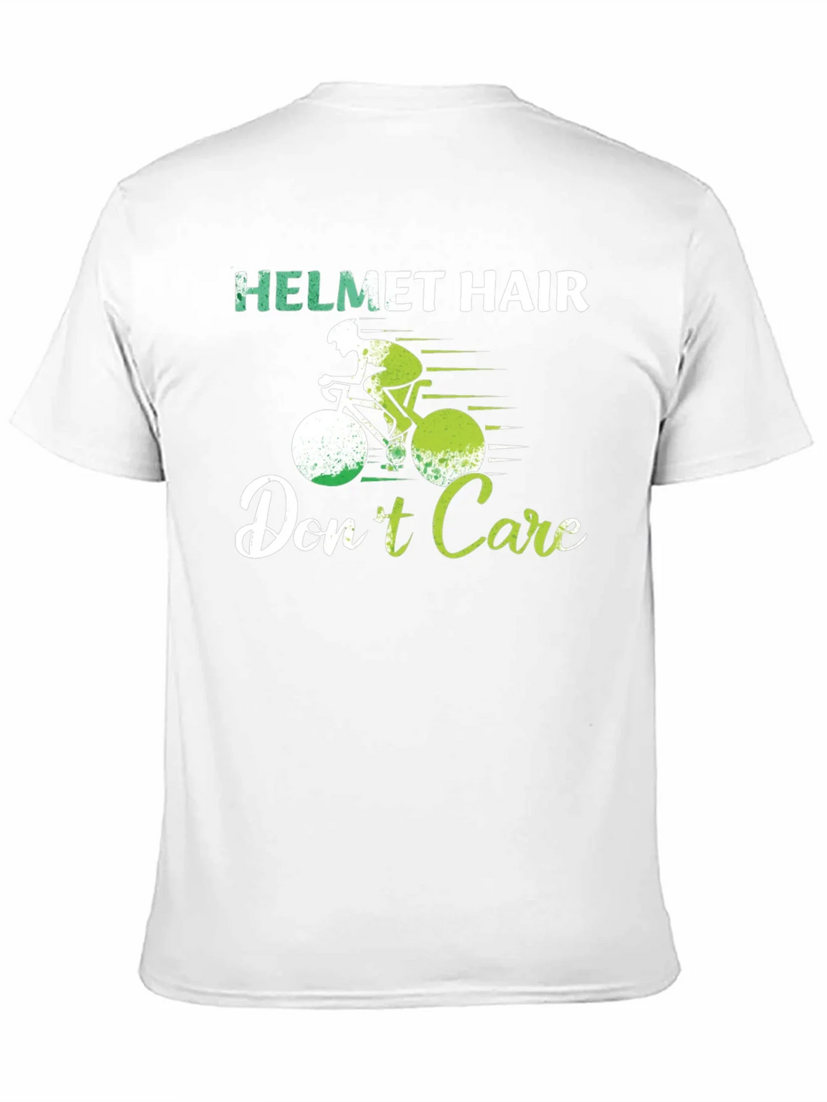 Helmet Hair Dont Care T-Shirt Cycling Biking Tee product image 10
