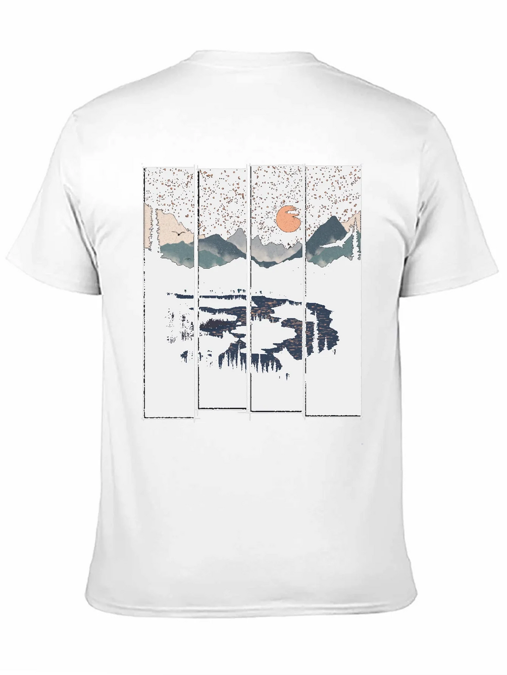 Nature Reflection Graphic Tee - Black product image 10