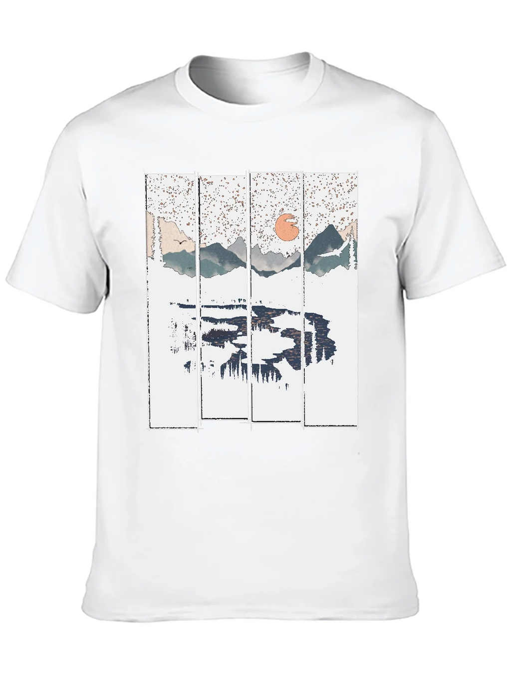 Nature Reflection Graphic Tee - Black product image 9