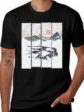 Nature Reflection Graphic Tee - Black product image 1