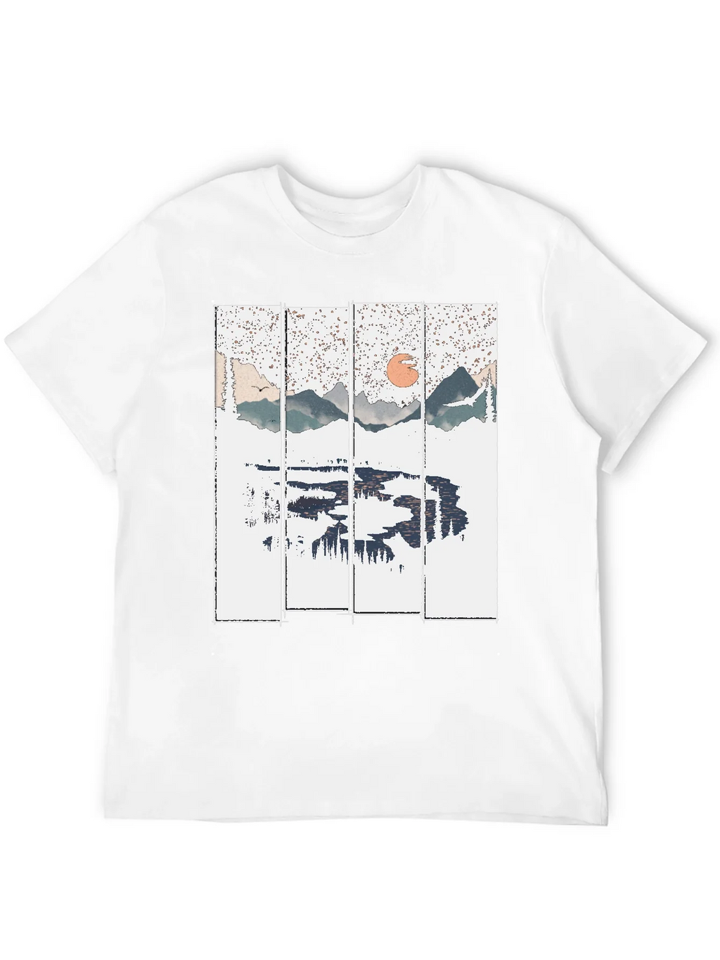 Nature Reflection Graphic Tee - Black product image 11