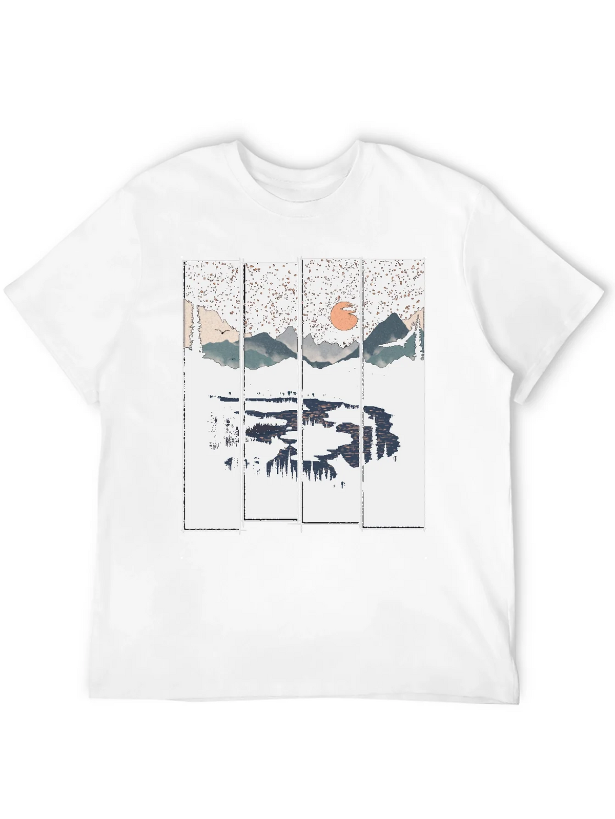 Nature Reflection Graphic Tee - Black product image 11
