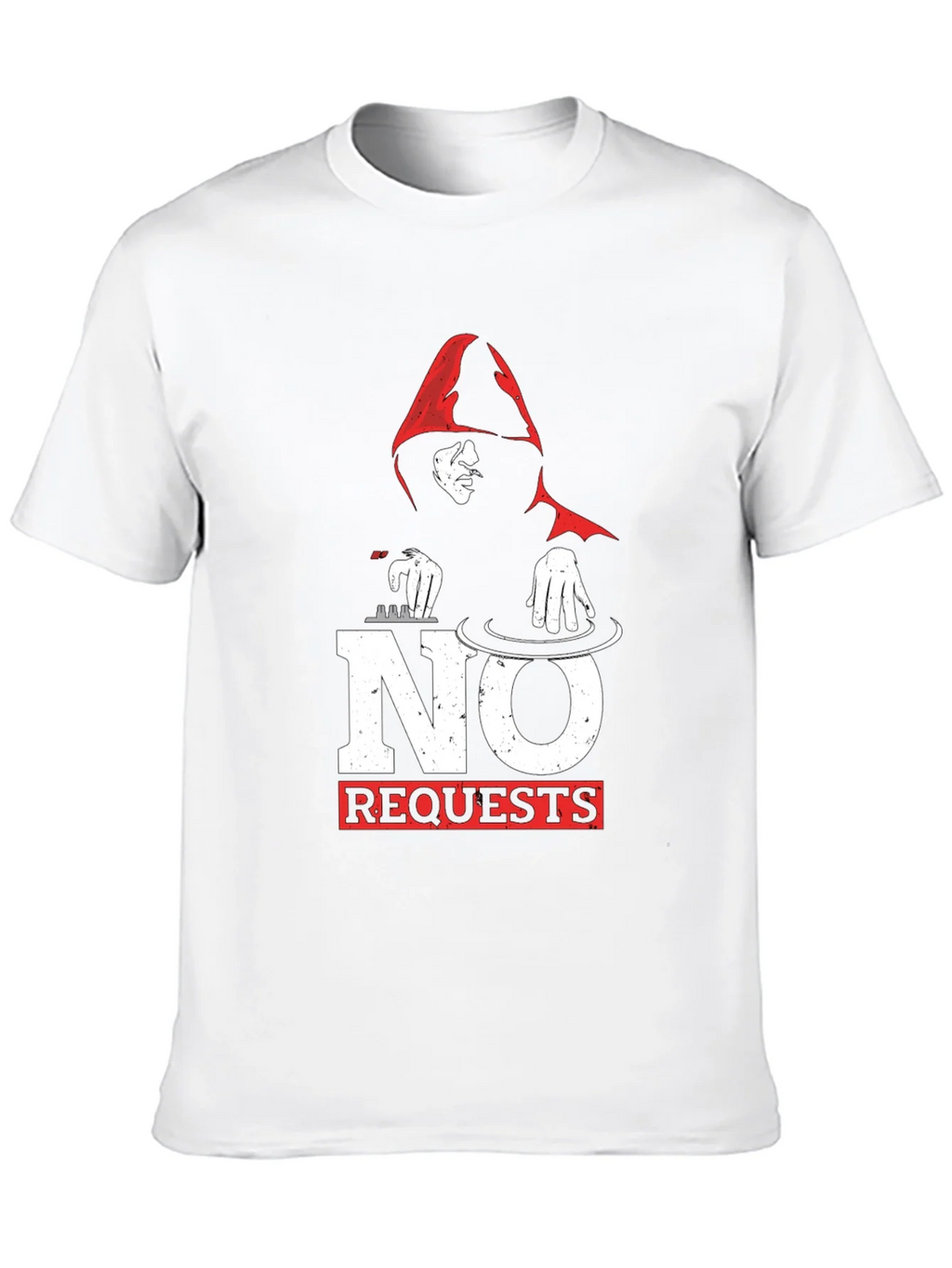 No Requests DJ Graphic T-Shirt - Black product image 9