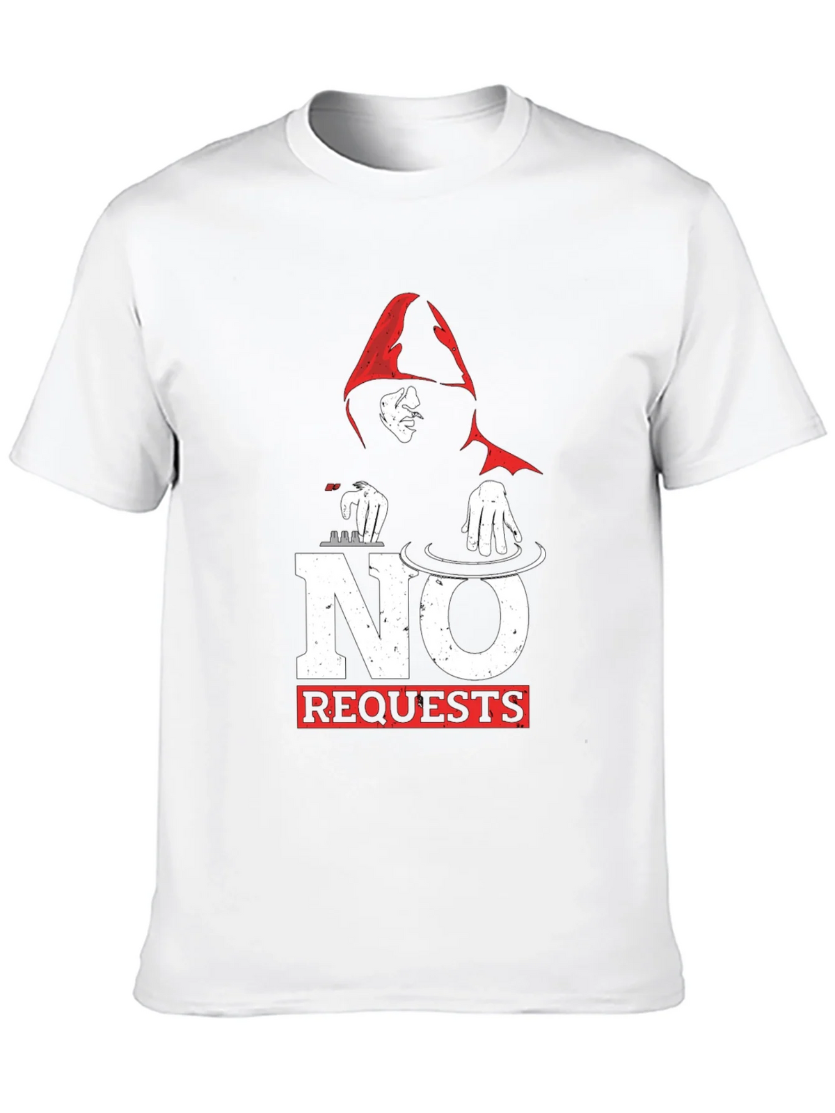 No Requests DJ Graphic T-Shirt - Black product image 9