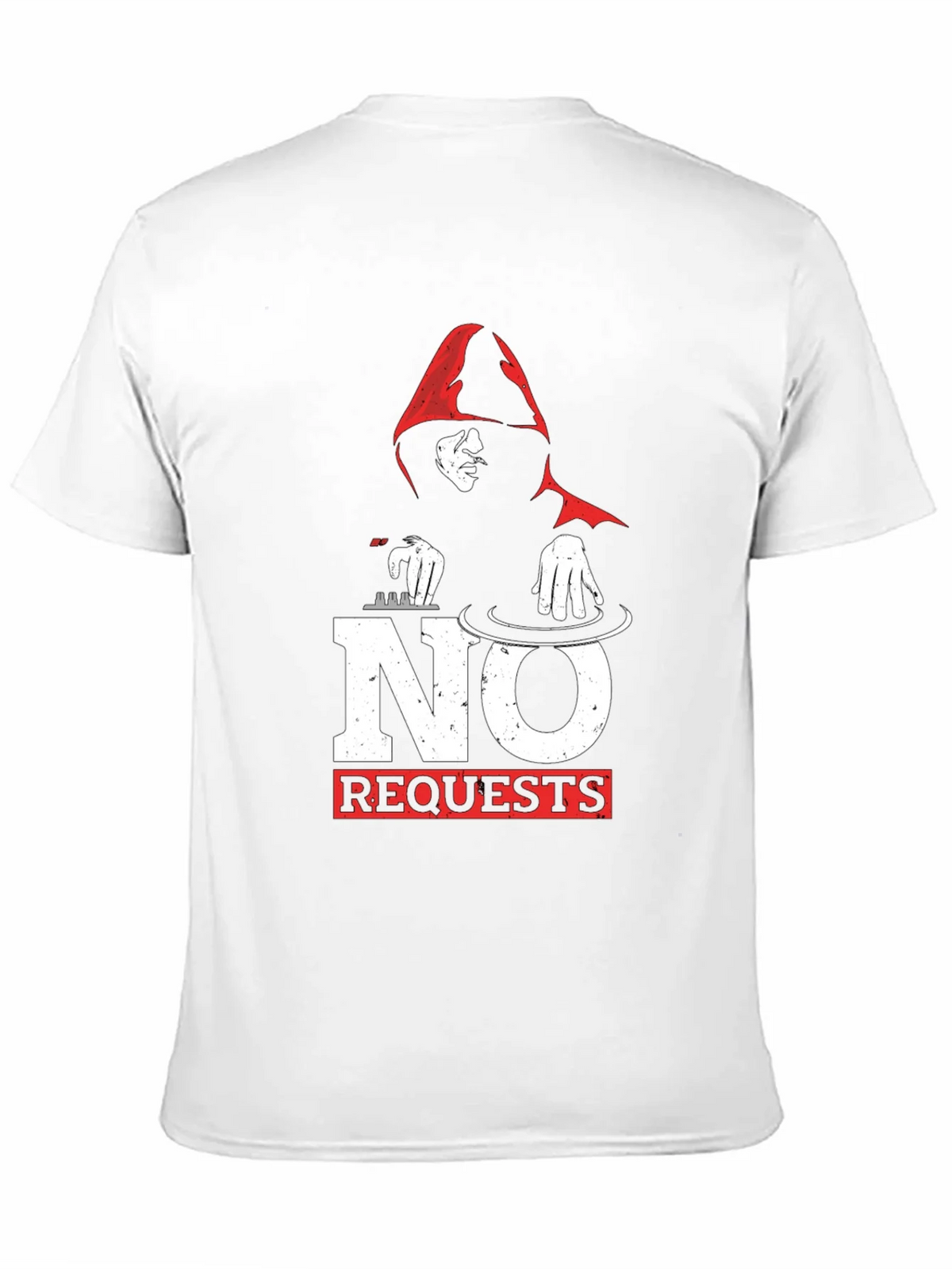 No Requests DJ Graphic T-Shirt - Black product image 10