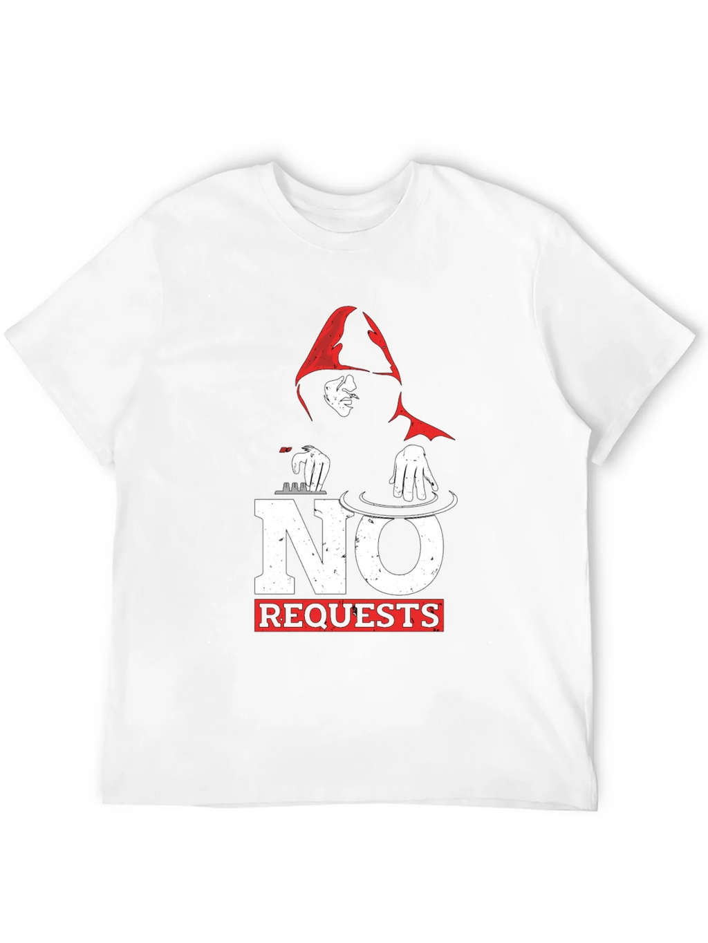 No Requests DJ Graphic T-Shirt - Black product image 11