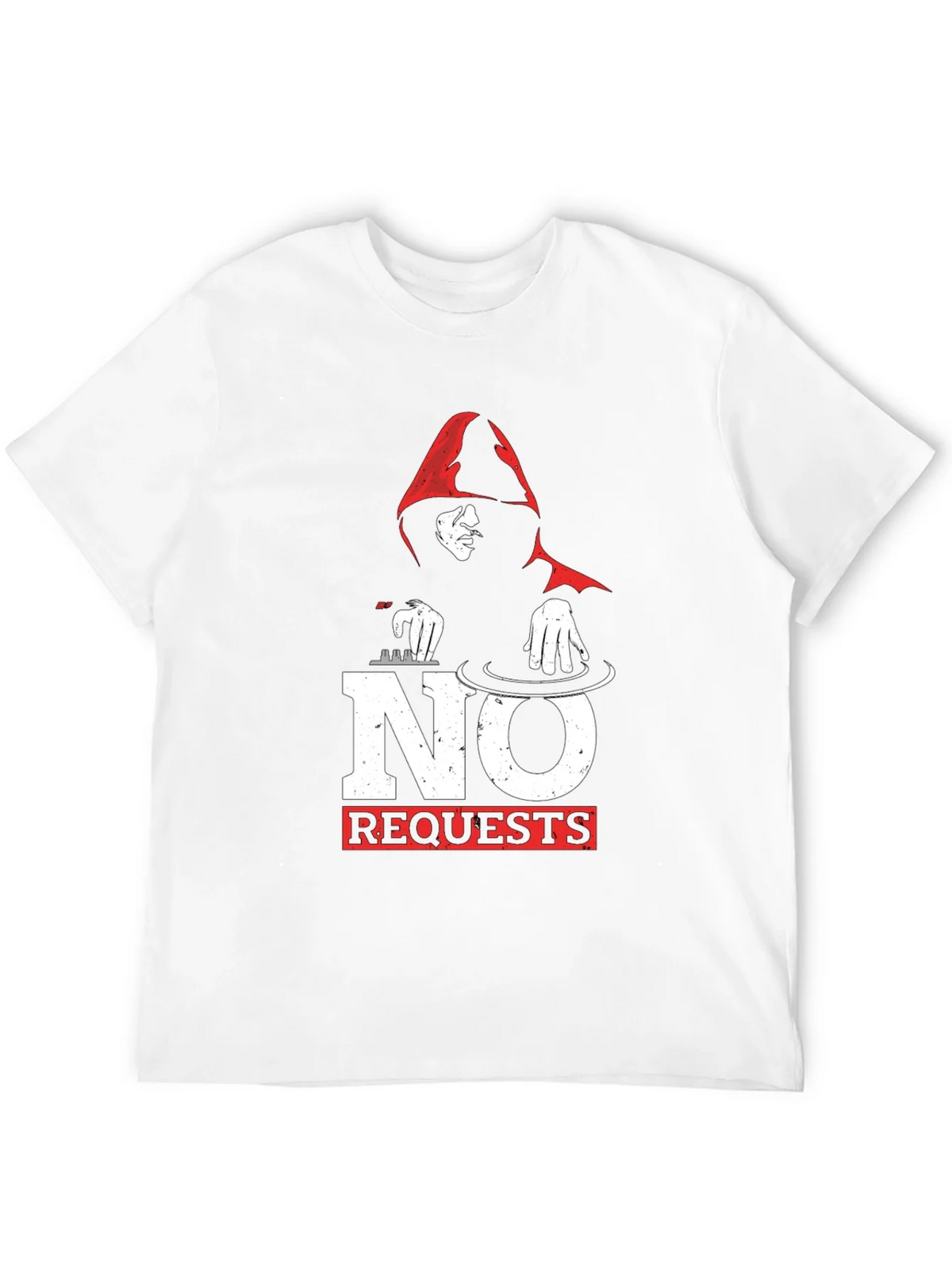 No Requests DJ Graphic T-Shirt - Black product image 11