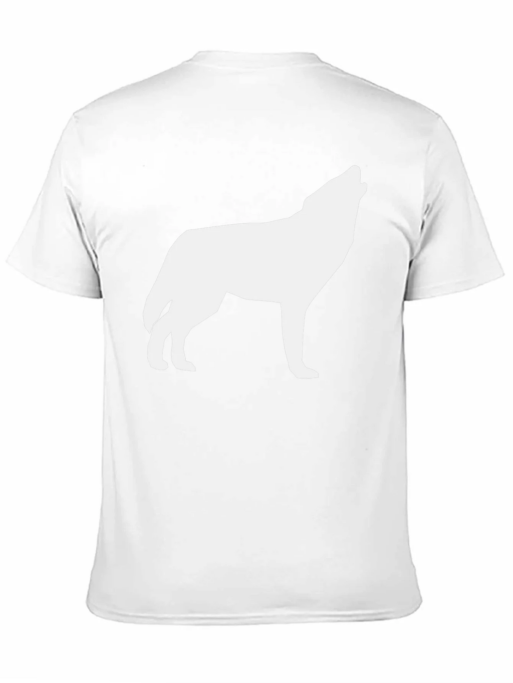 Wolf Silhouette Black T-Shirt product image 10