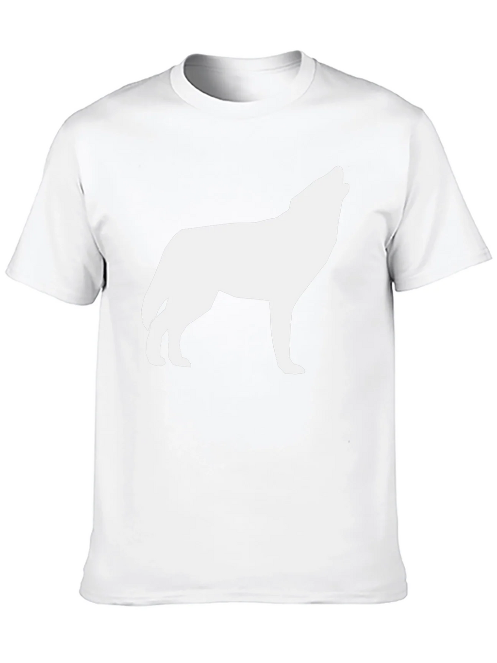 Wolf Silhouette Black T-Shirt product image 9