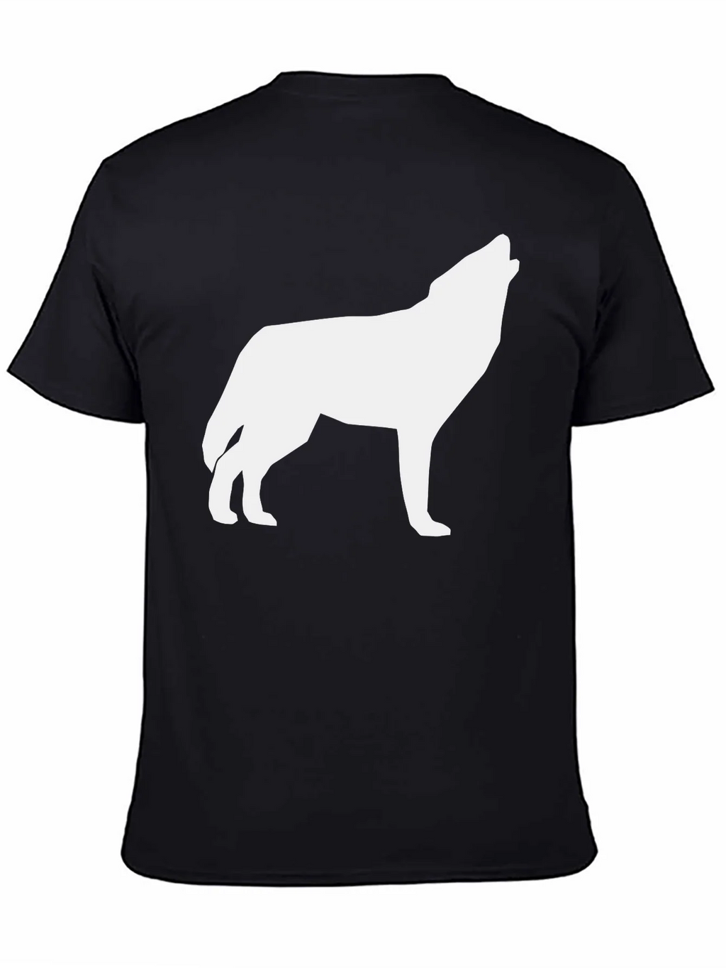 Wolf Silhouette Black T-Shirt product image 4