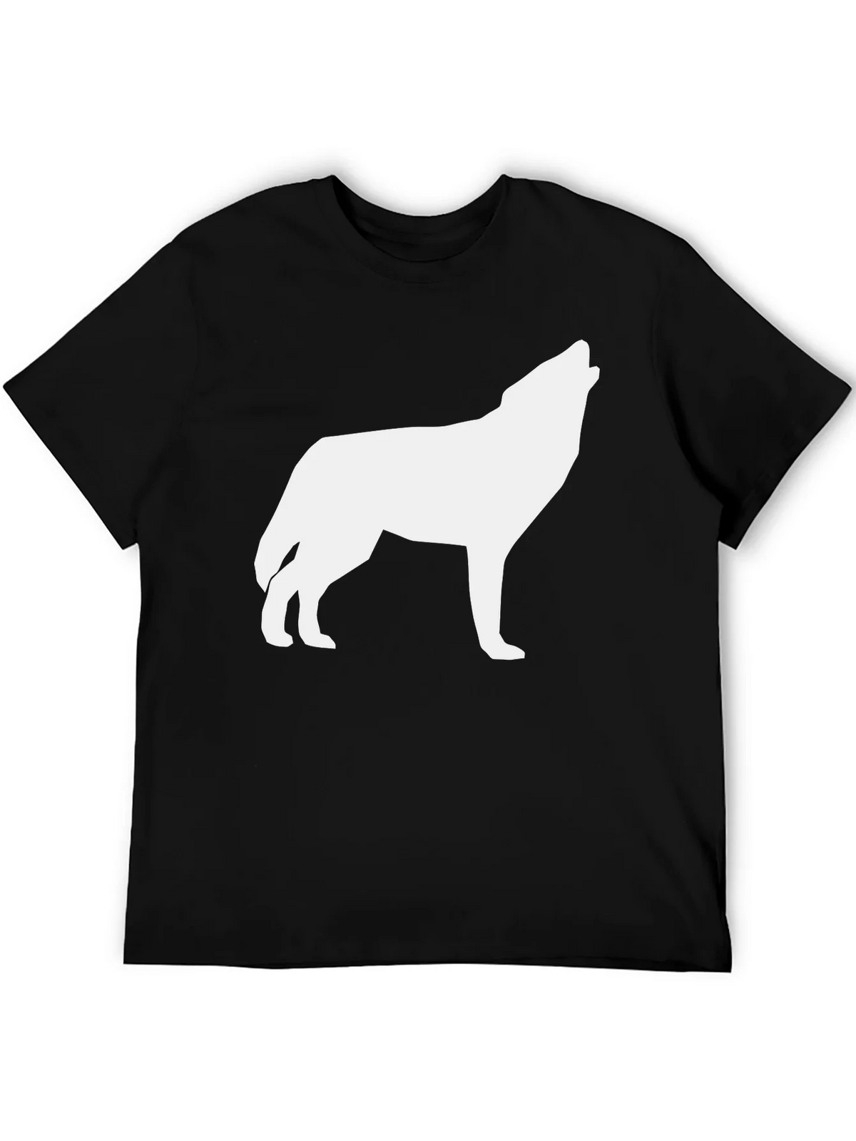 Wolf Silhouette Black T-Shirt product image 5