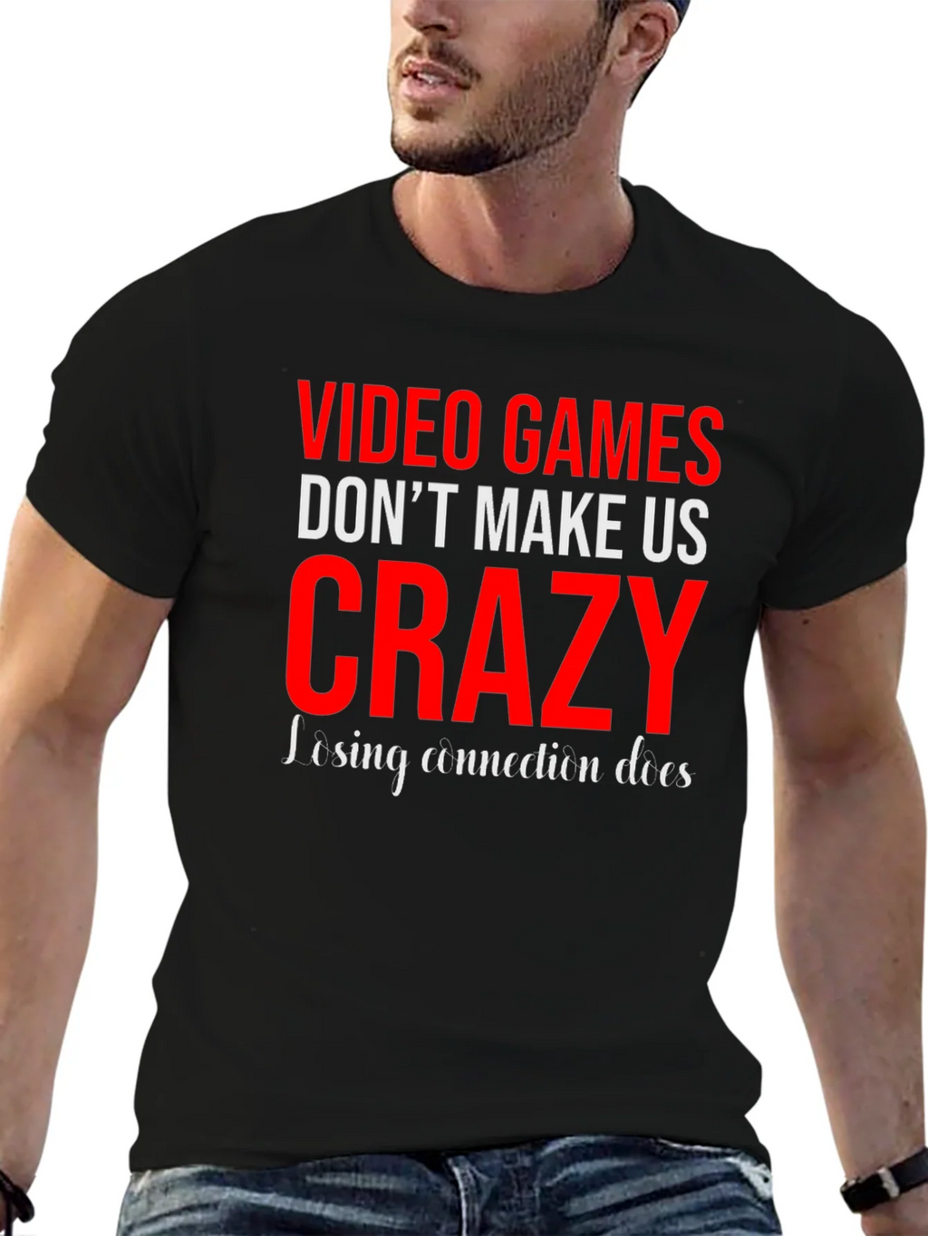 Video Games Dont Make Us Crazy Graphic Tee product image 6