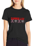 Summer Luv T-Shirt - Casual Graphic Tee product image 1