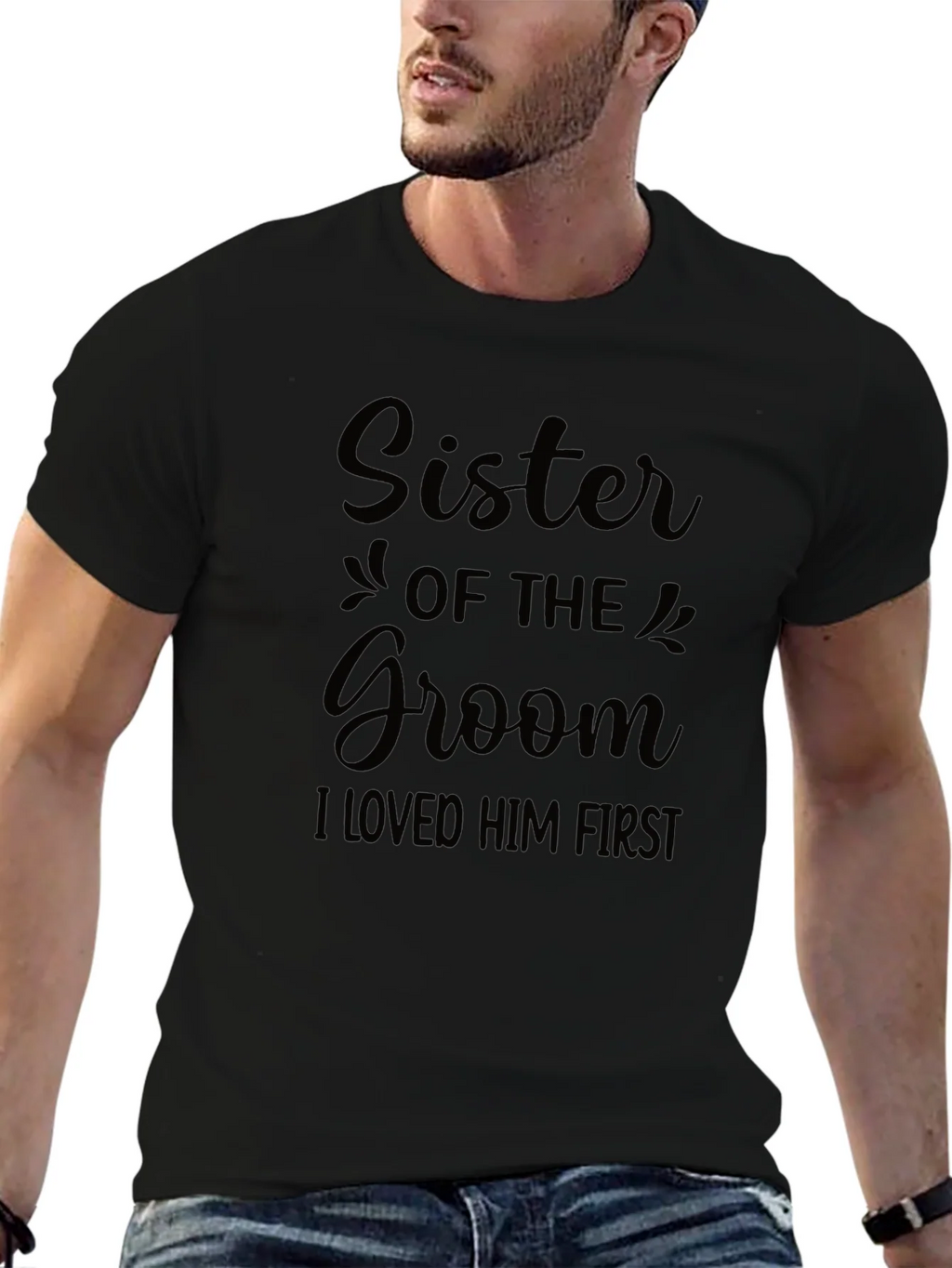 Sister of the Groom T-Shirt - Wedding Party Apparel product image 5