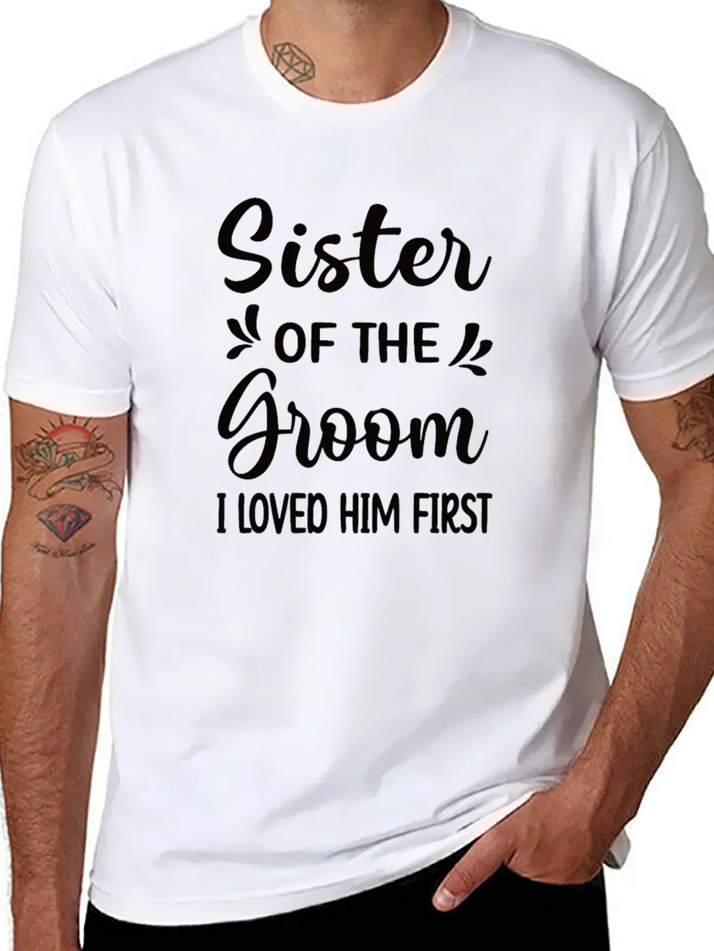 Sister of the Groom T-Shirt - Wedding Party Apparel product image 6