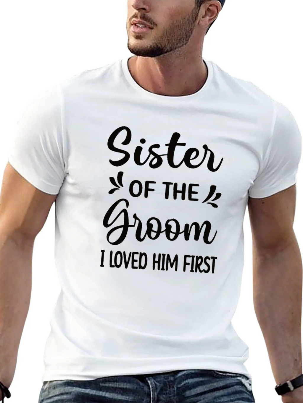 Sister of the Groom T-Shirt - Wedding Party Apparel product image 9