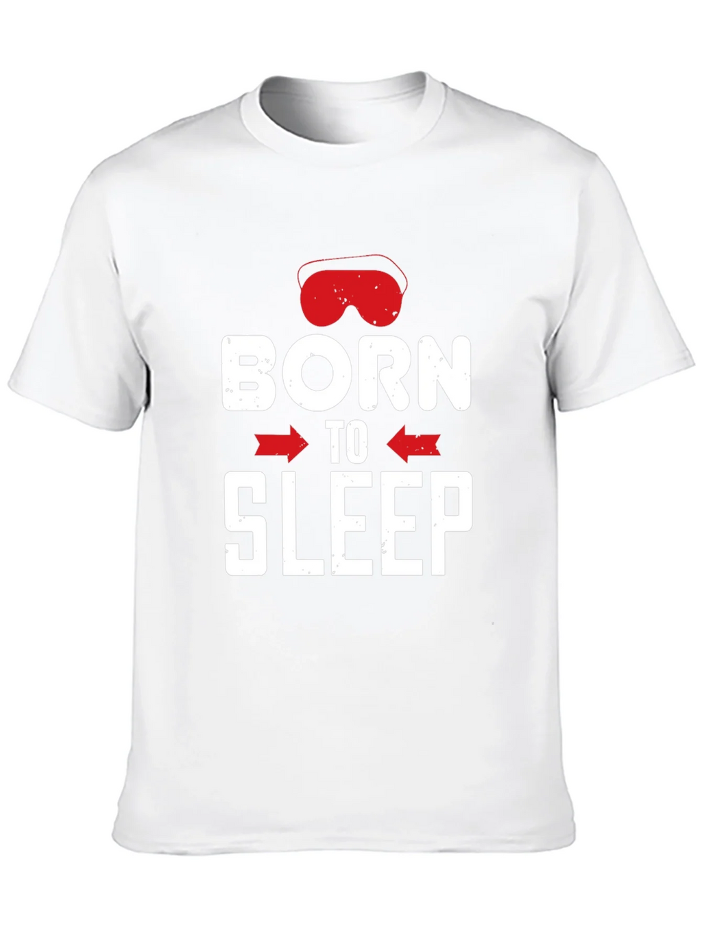 Born to Sleep Graphic Tee - Black Cotton T-Shirt product image 7