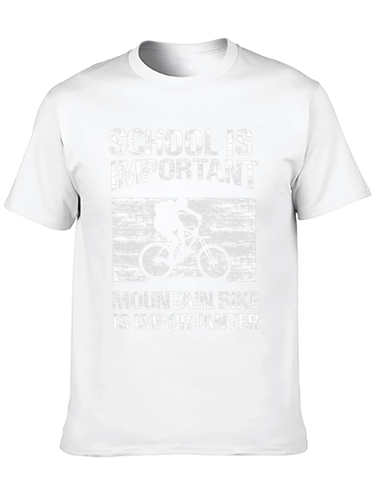 Mountain Bike Importanter T-Shirt - School is Important product image 9
