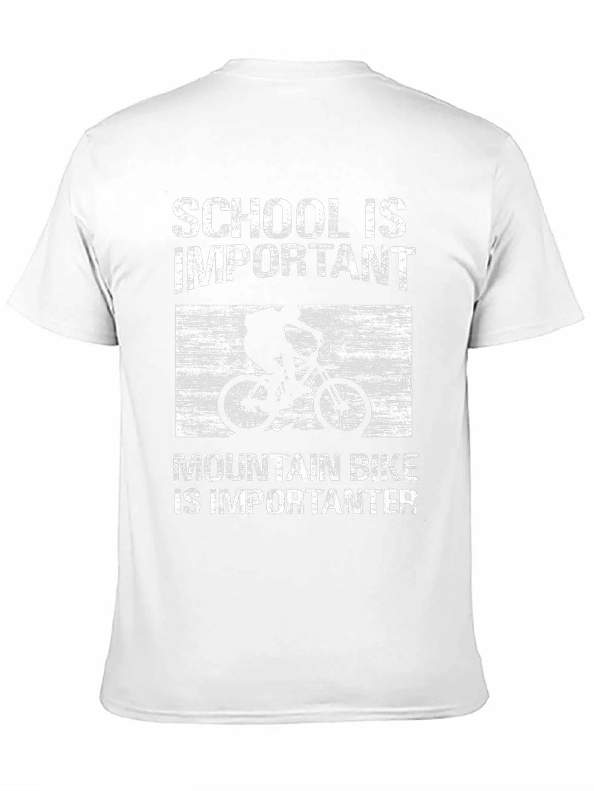 Mountain Bike Importanter T-Shirt - School is Important product image 10