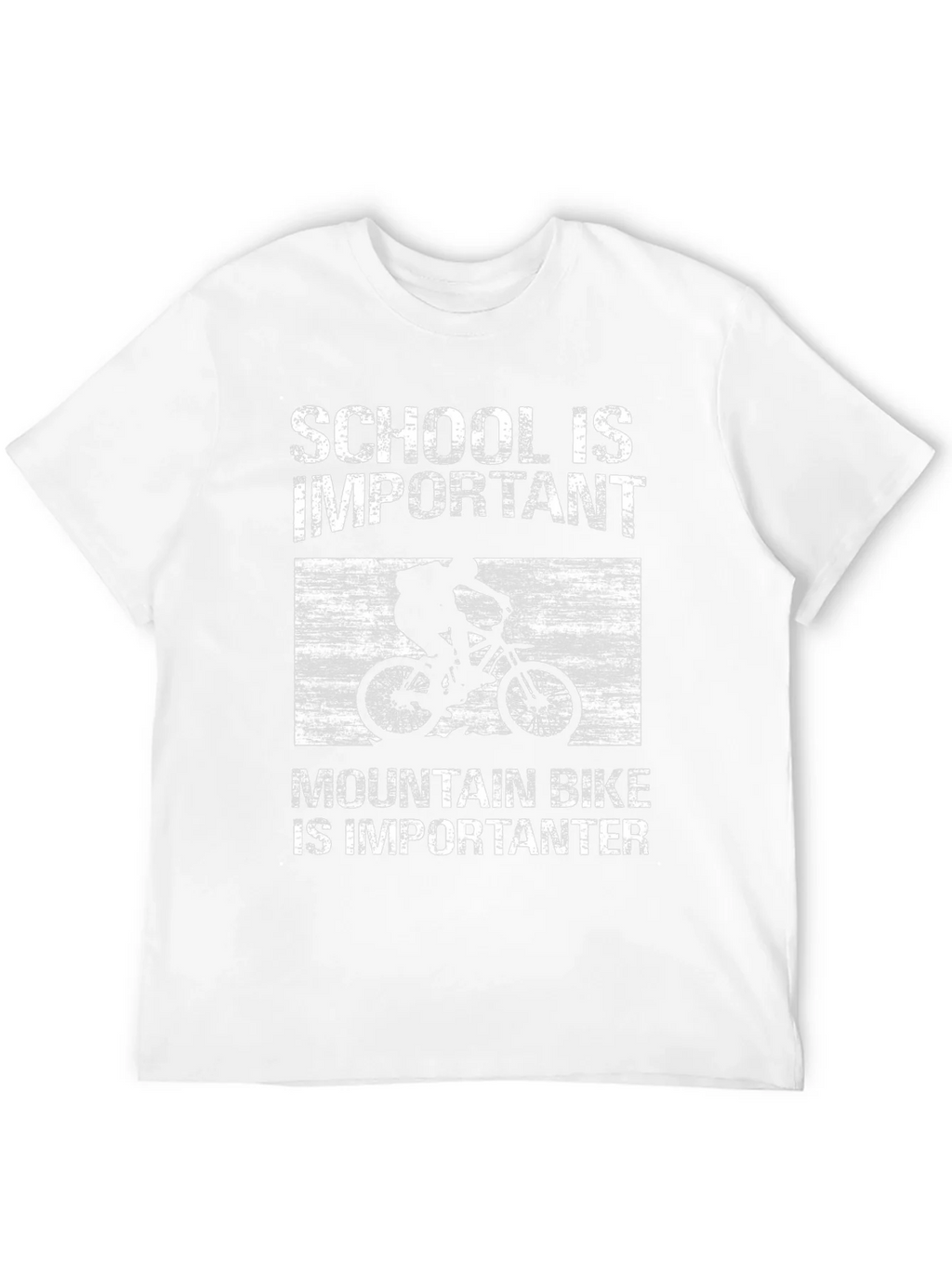 Mountain Bike Importanter T-Shirt - School is Important product image 11