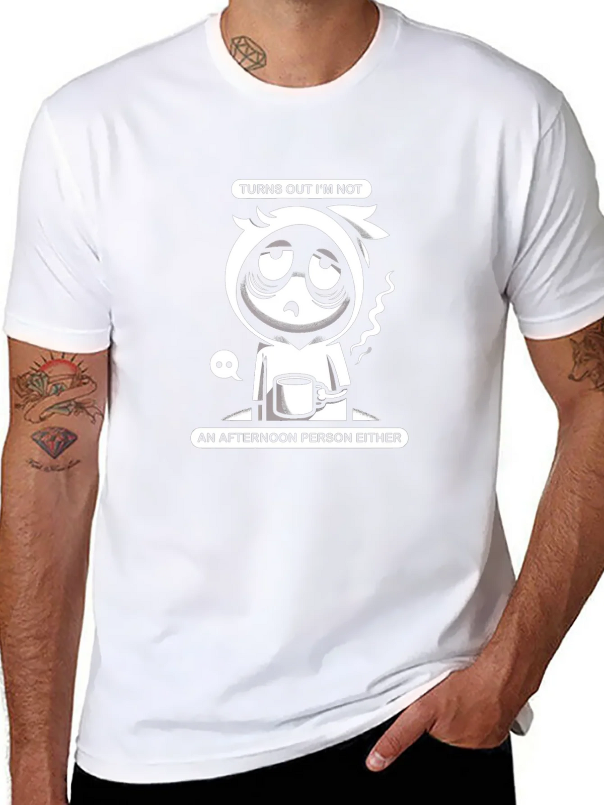 Turns Out Im Not Morning or Afternoon Person T-Shirt product image 7