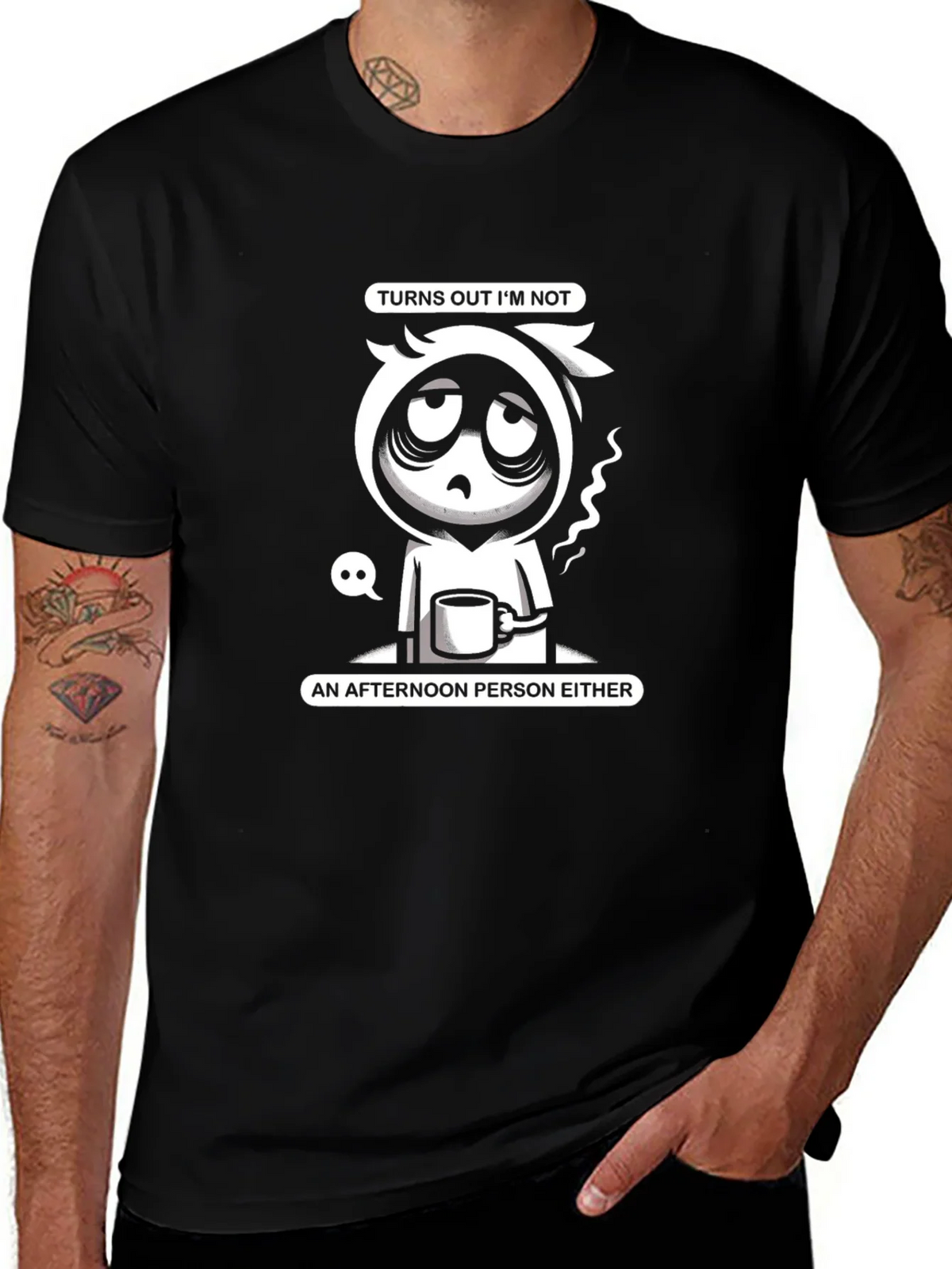 Turns Out Im Not Morning or Afternoon Person T-Shirt product image 1