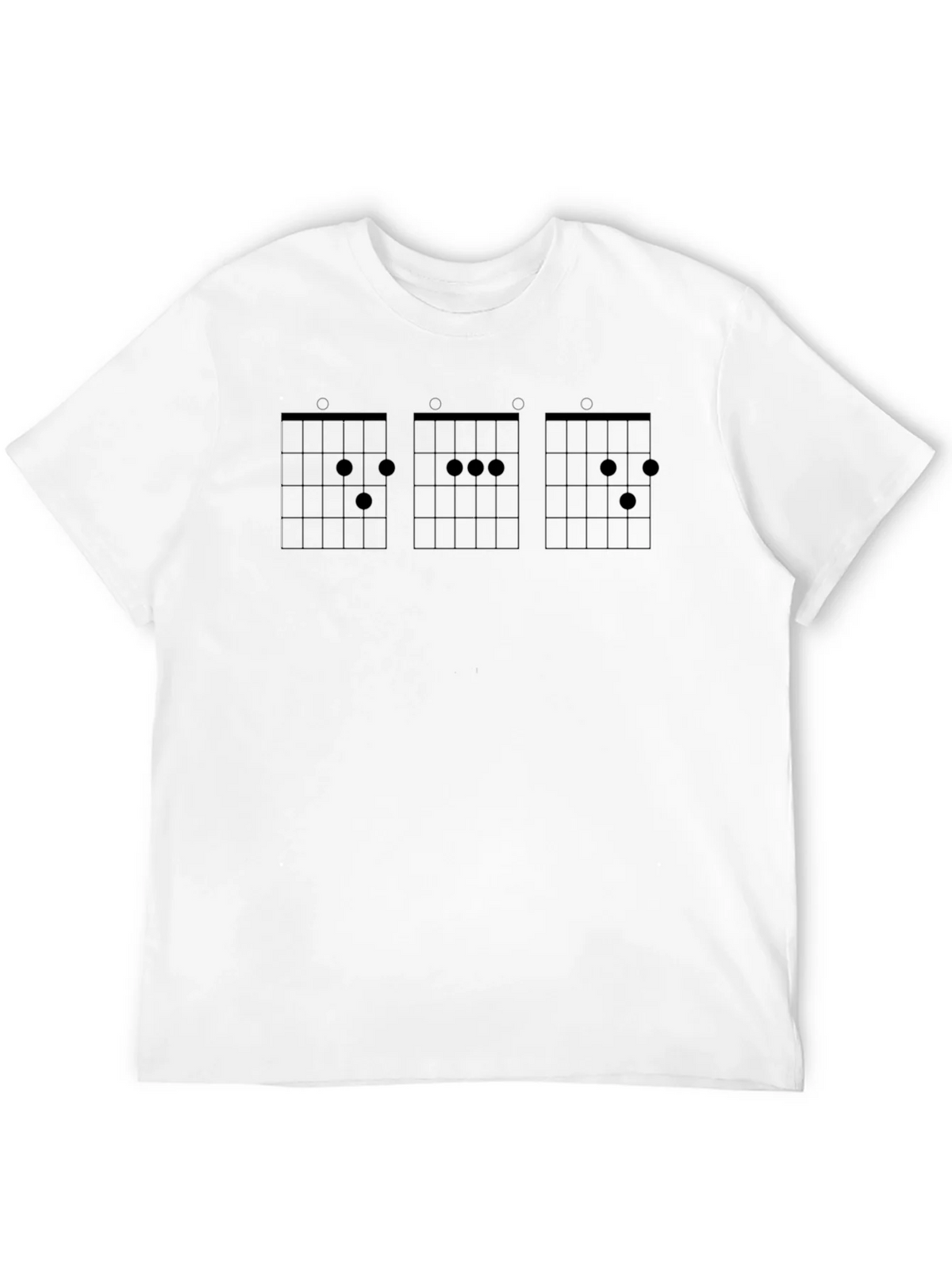 Guitar Chord Chart Black T-Shirt product image 7