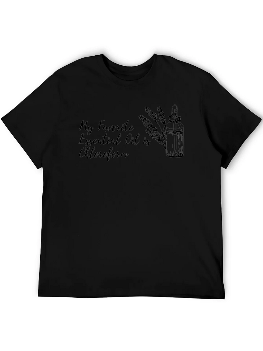 Chloroform Essential Oil T-Shirt - Funny Dark Humor Tee product image 3