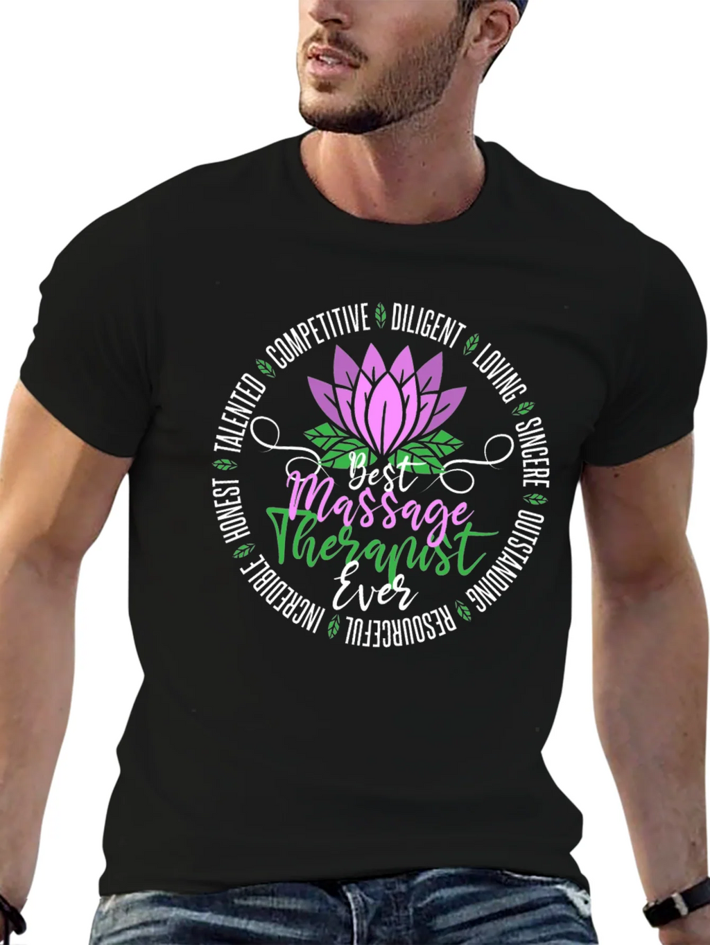 Best Massage Therapist Ever T-Shirt product image 5
