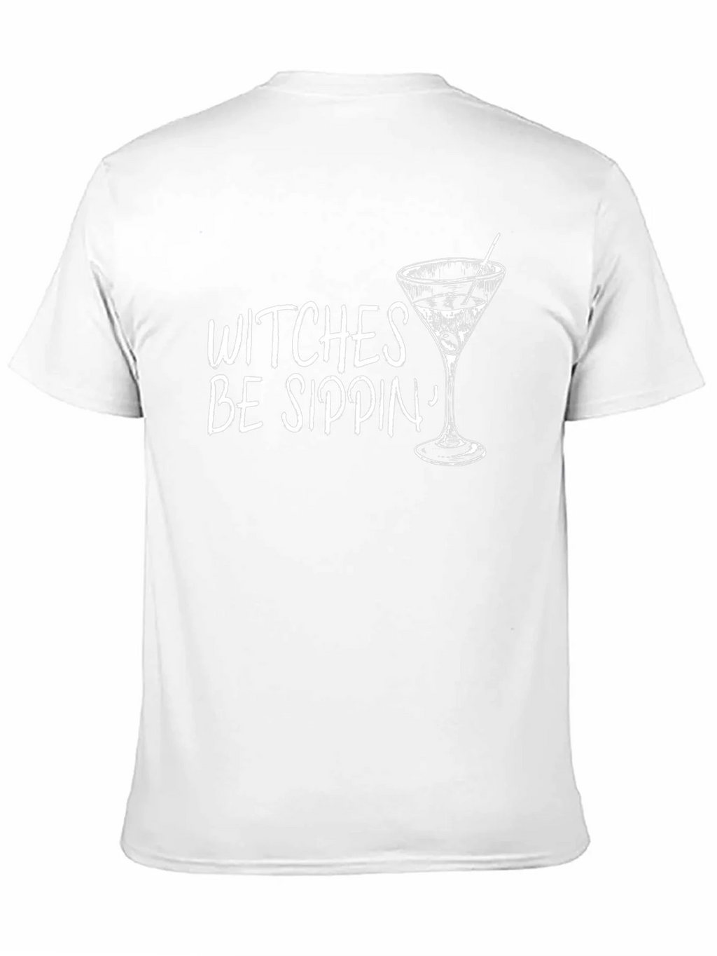 Witches Be Sippin Graphic Tee - Halloween Cocktail Shirt product image 10