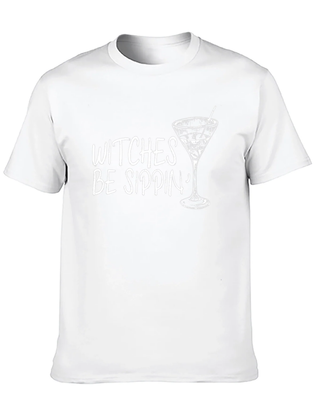 Witches Be Sippin Graphic Tee - Halloween Cocktail Shirt product image 9
