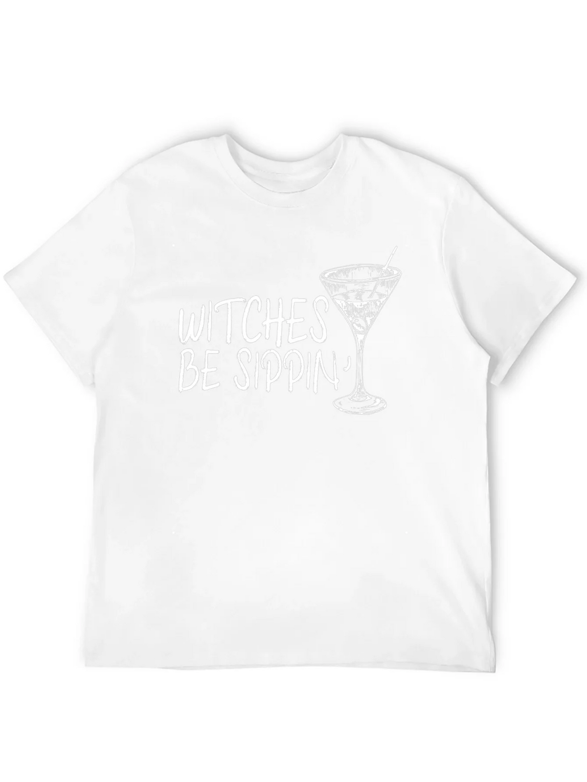 Witches Be Sippin Graphic Tee - Halloween Cocktail Shirt product image 11
