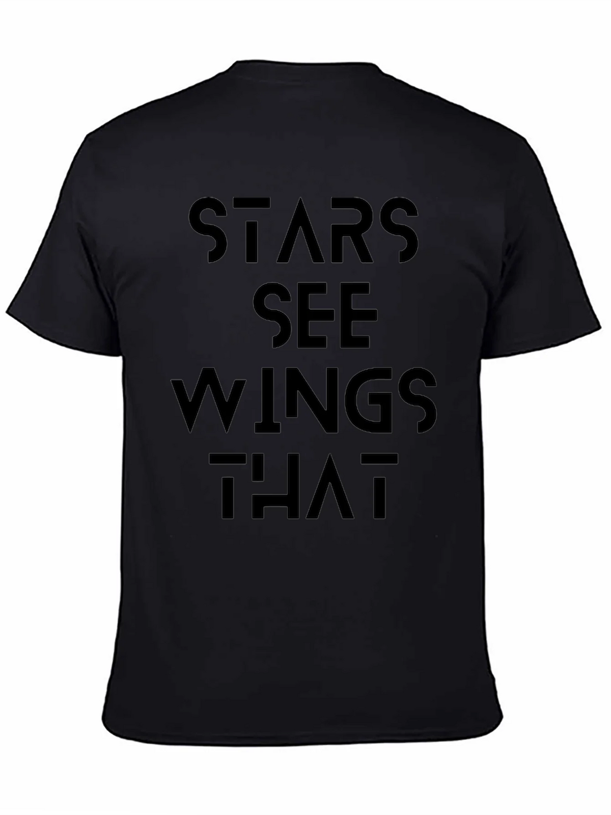 Stars See Wings That Black Graphic Tee product image 4