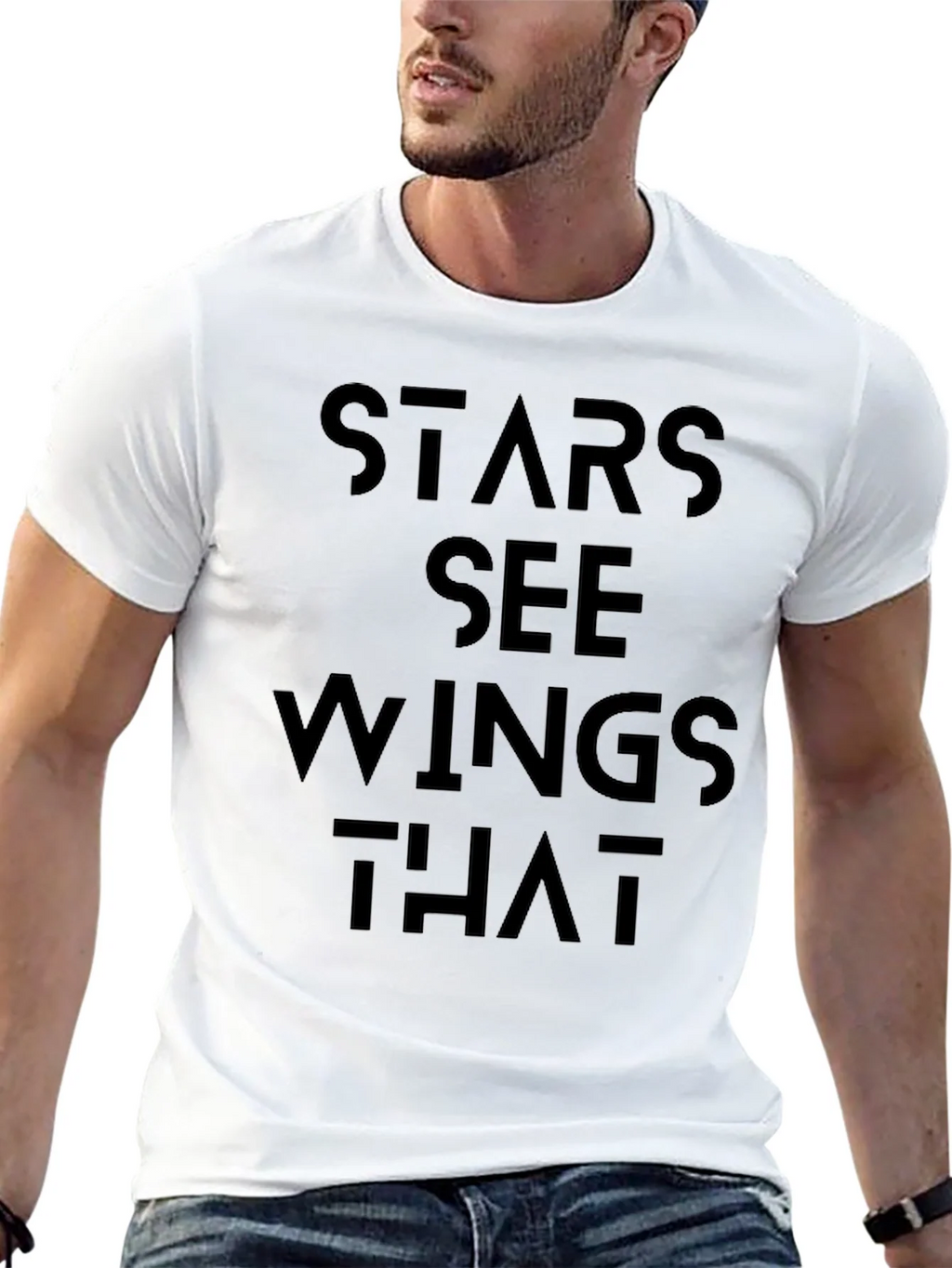 Stars See Wings That Black Graphic Tee product image 12