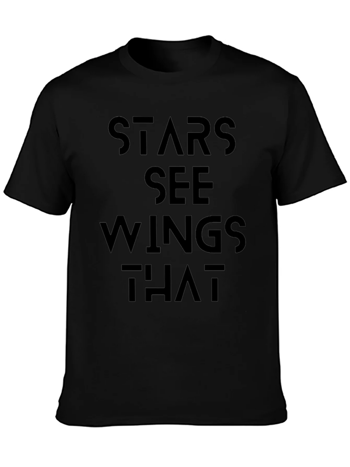 Stars See Wings That Black Graphic Tee product image 3