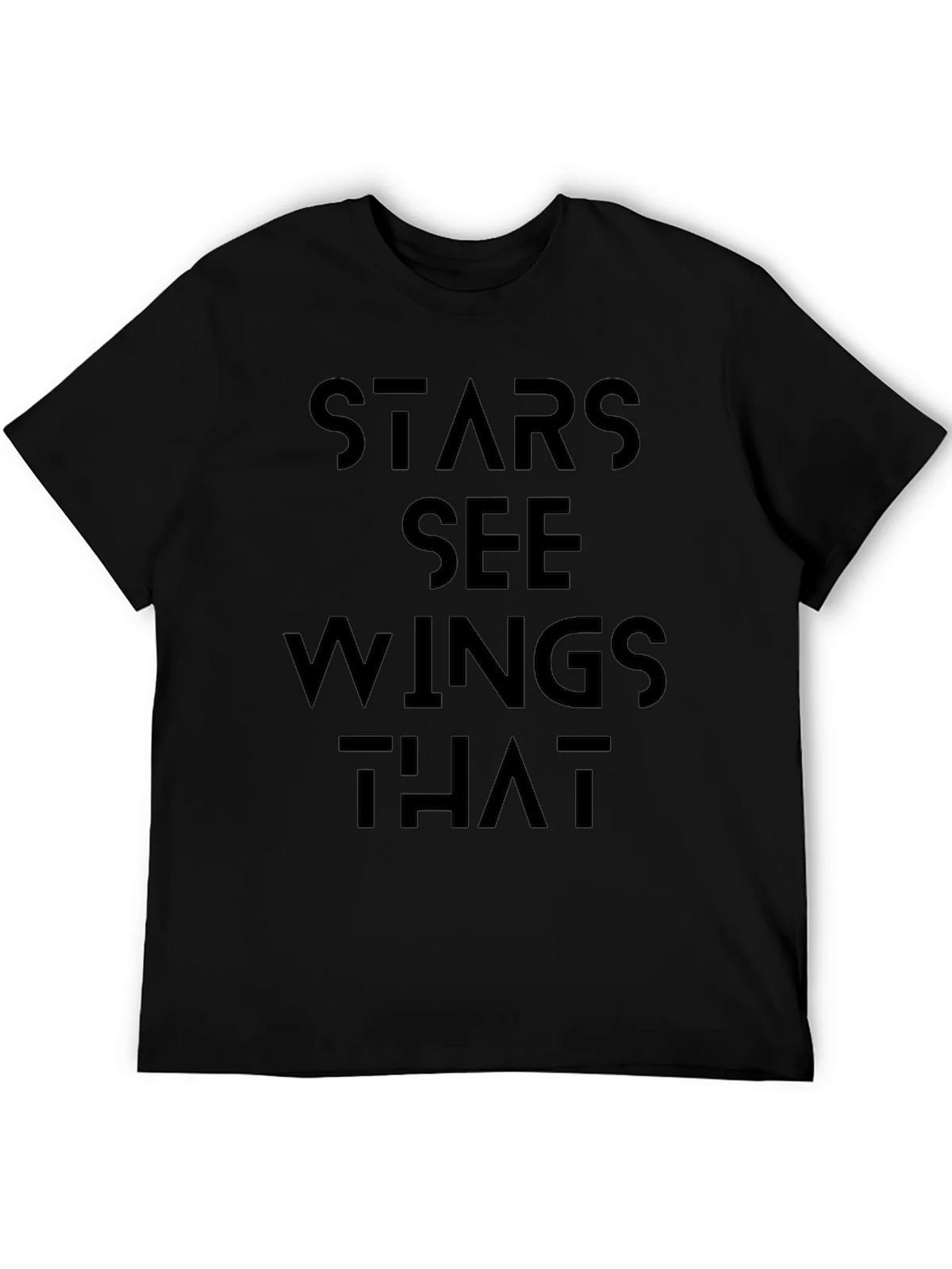 Stars See Wings That Black Graphic Tee product image 5