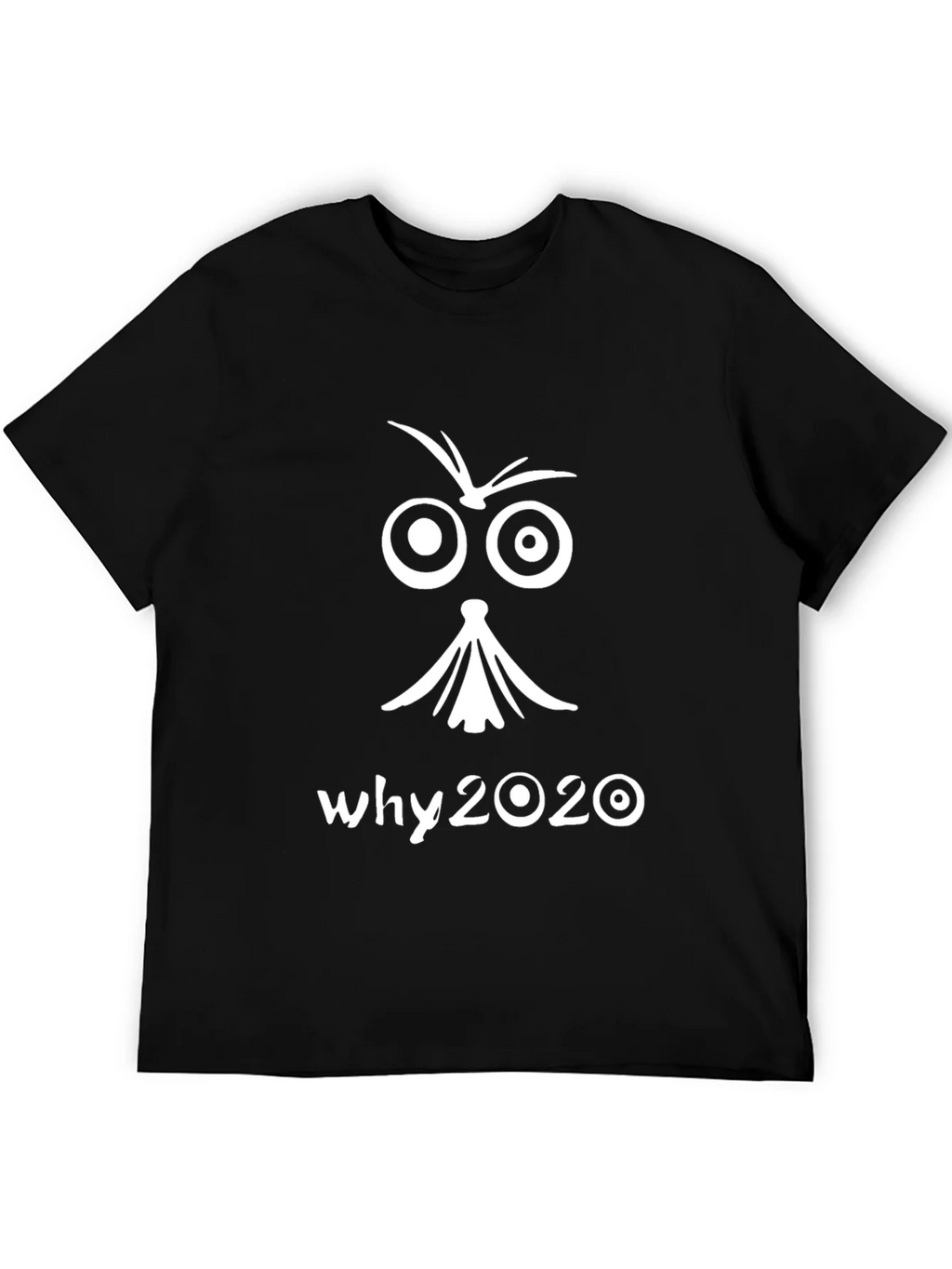 Why 2020 Graphic Tee - Black Cotton T-Shirt product image 5