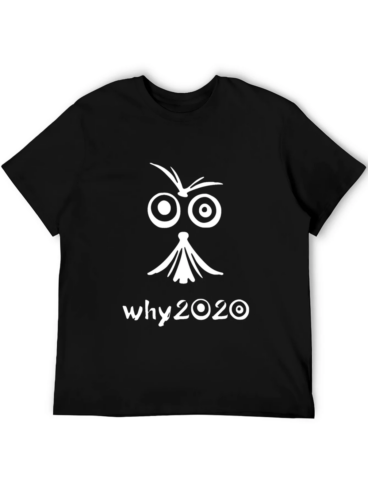 Why 2020 Graphic Tee - Black Cotton T-Shirt product image 5