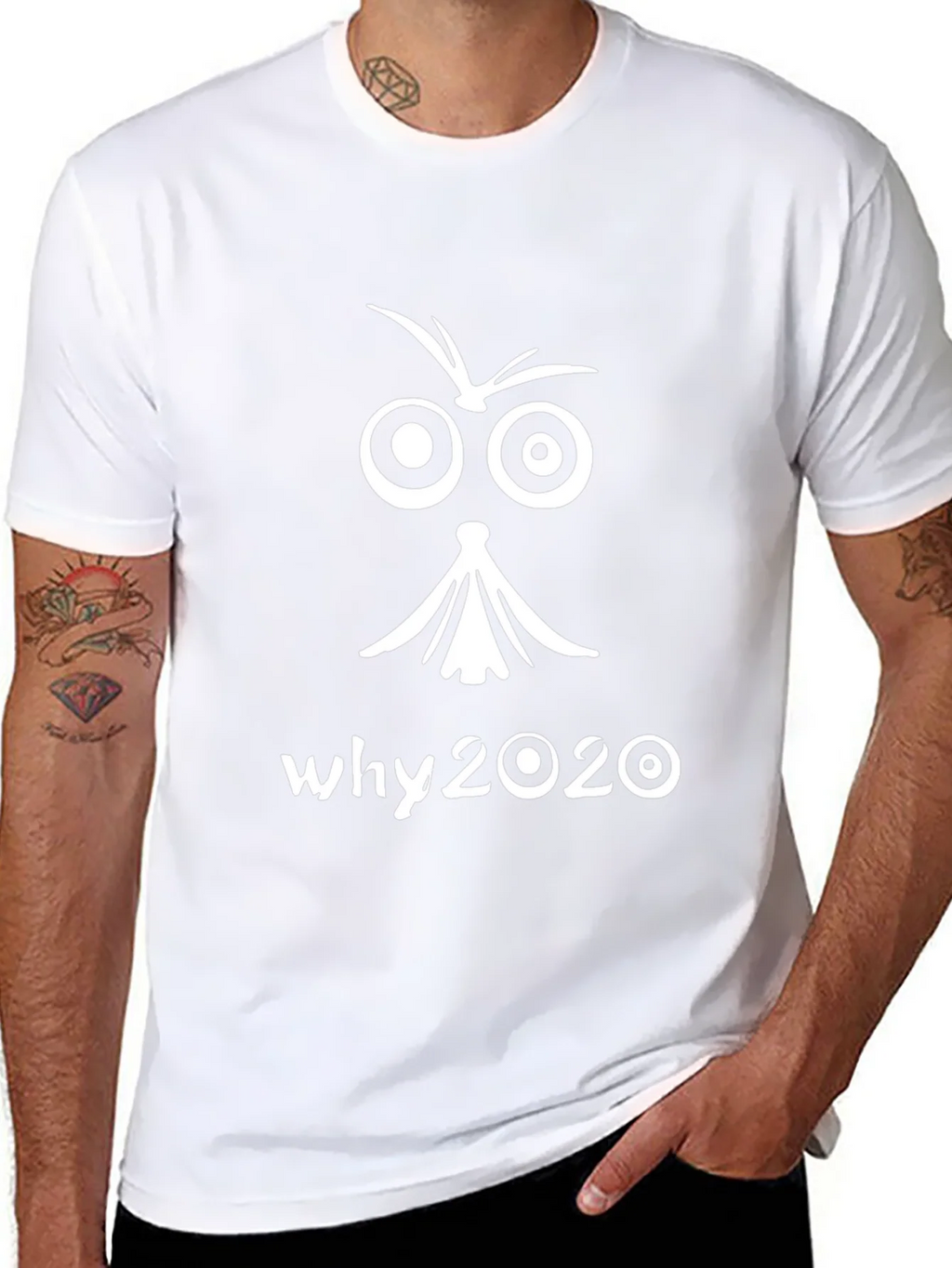 Why 2020 Graphic Tee - Black Cotton T-Shirt product image 7