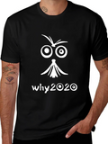 Why 2020 Graphic Tee - Black Cotton T-Shirt product image 1