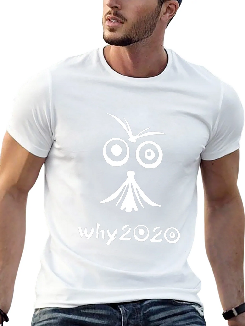 Why 2020 Graphic Tee - Black Cotton T-Shirt product image 12
