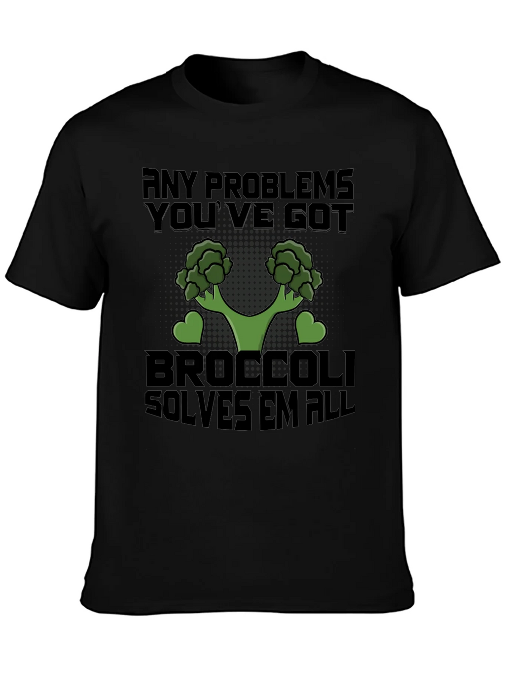 Broccoli Solves All Problems T-Shirt product image 3